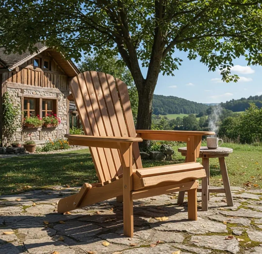 Sedie: Wetterfester Adirondack-Stuhl – Nuovo e nell'imballaggio originale da Hohenrain venduto da cars77 1