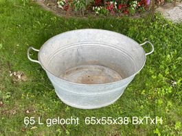 Zuber Zinkwanne 65 L nicht dicht