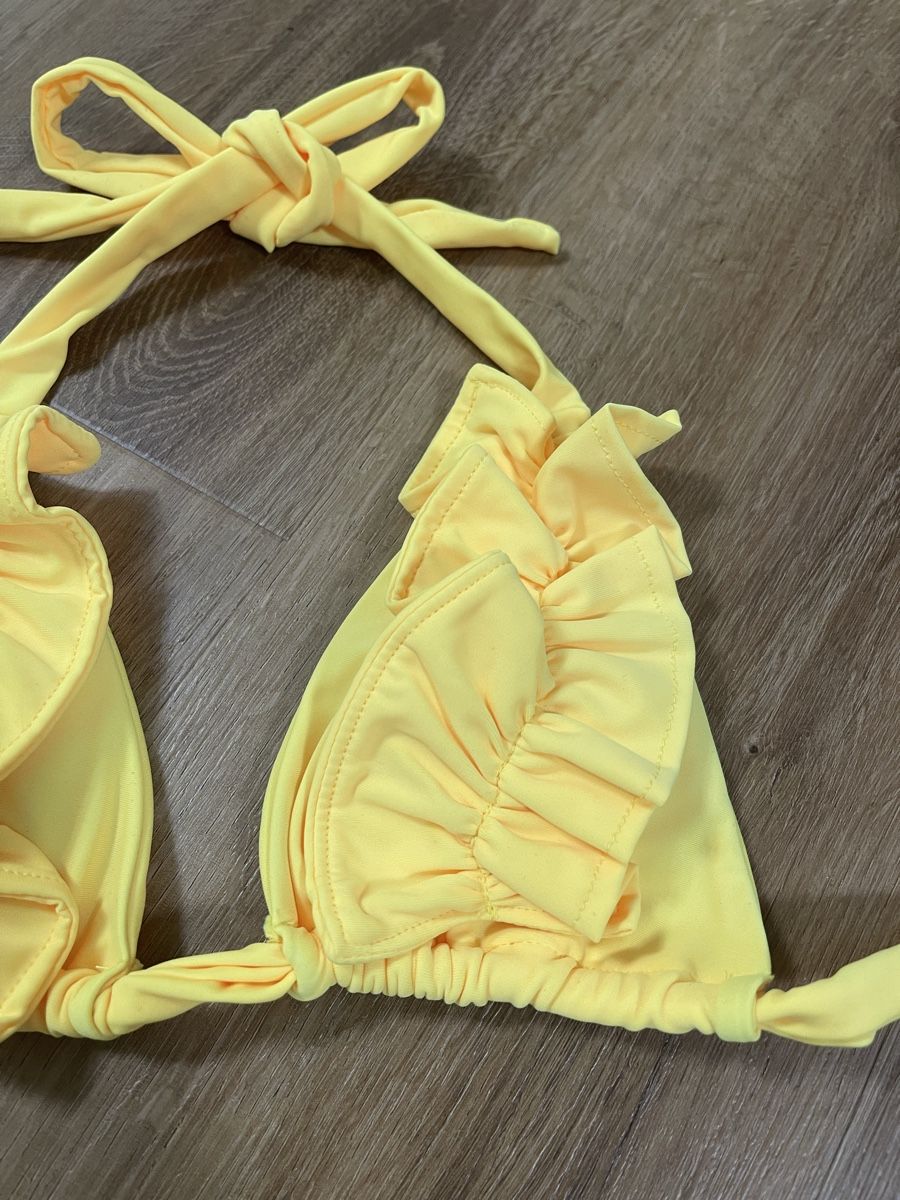 Costumi da bagno & Bikini: Gelbes Bikini Set Gr S High-Waist – Nuovo (secondo la descrizione) da Bassersdorf venduto da Sandy456 3