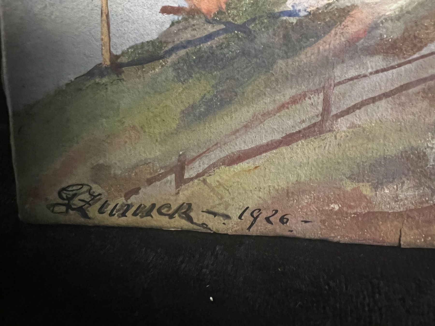 Dipinti: PEINTURE SIGNÉE ET DATÉE 1926 – Usato da Genève venduto da Qanil77 2