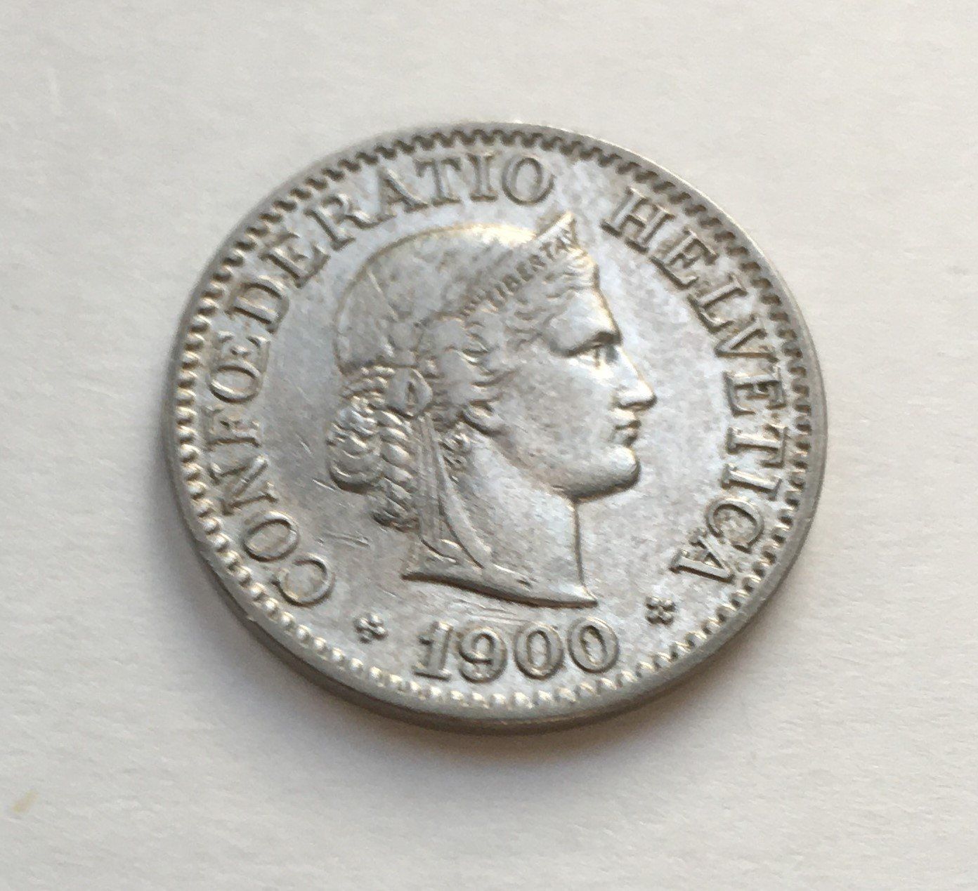 Tutti le monete: 1900 10 Rappen ss-vz – Usato da Kirchberg SG venduto da Helveticus00