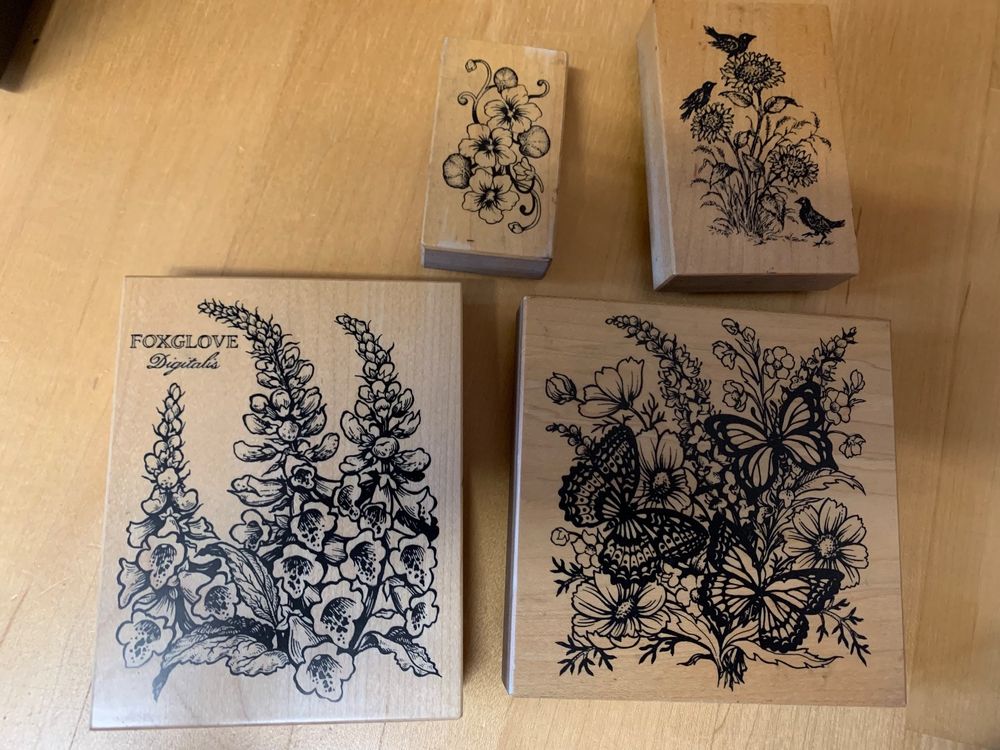 Inkadinkado Holzstempel 'Eicheln' – 1,5 X 1,5 Cm, Für Bastelprojekte & Karten