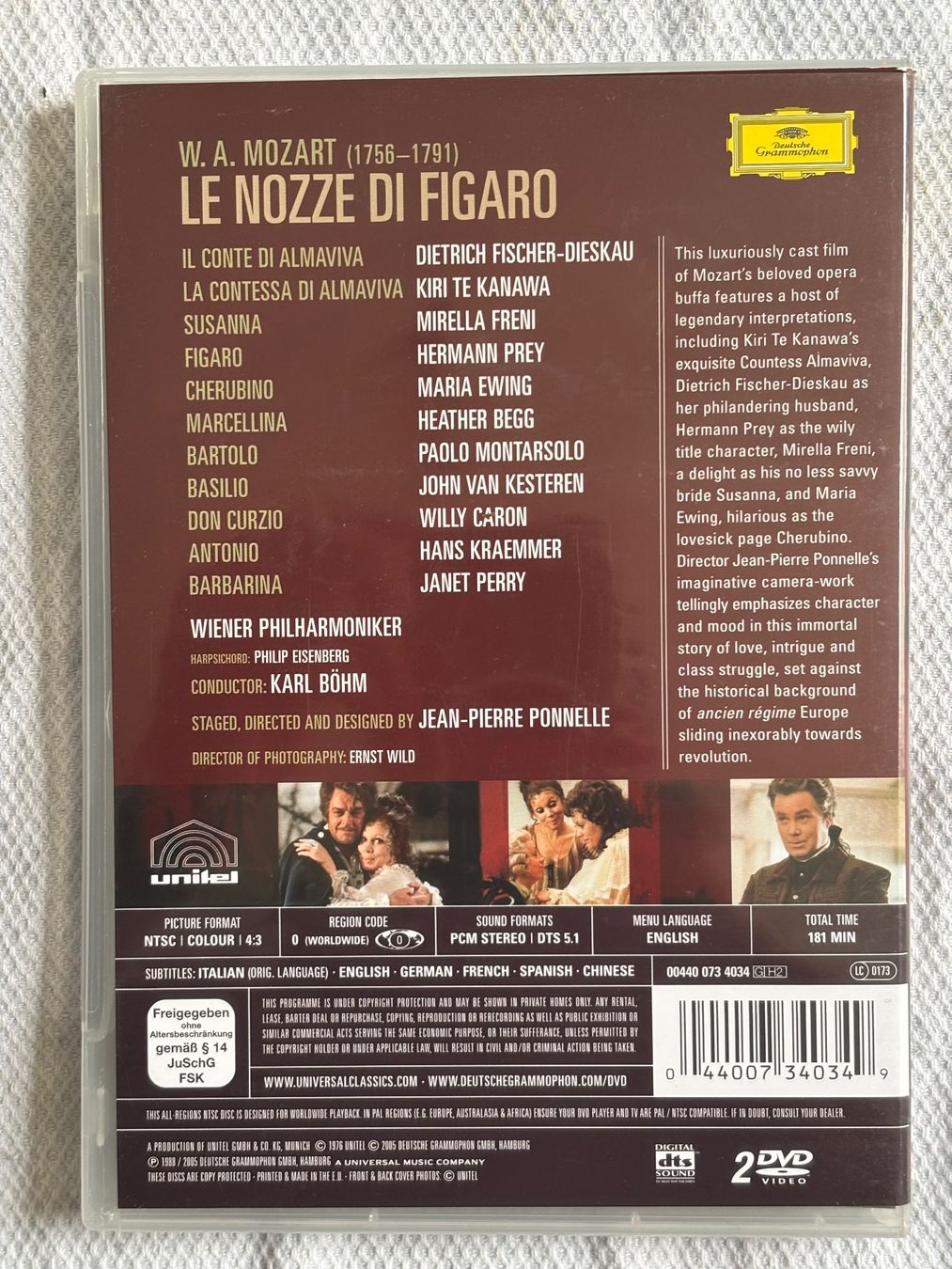 Tutti i DVDs: Mozart: Le Nozze di Figaro – Usato da Stans venduto da Abukadnezar 1