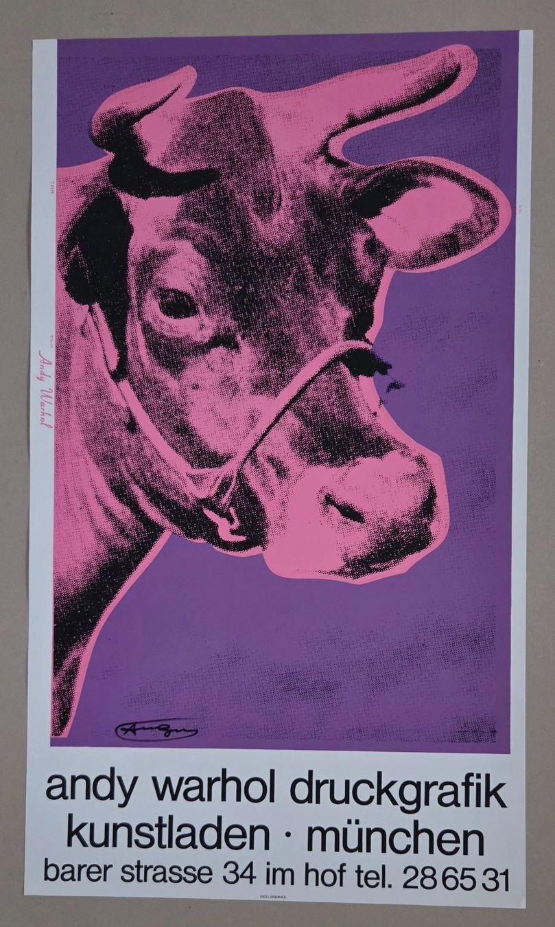 Grafica & Litografie: Andy Warhol Cow Siebdruck handsigniert – Usato da Baden venduto da Digit6