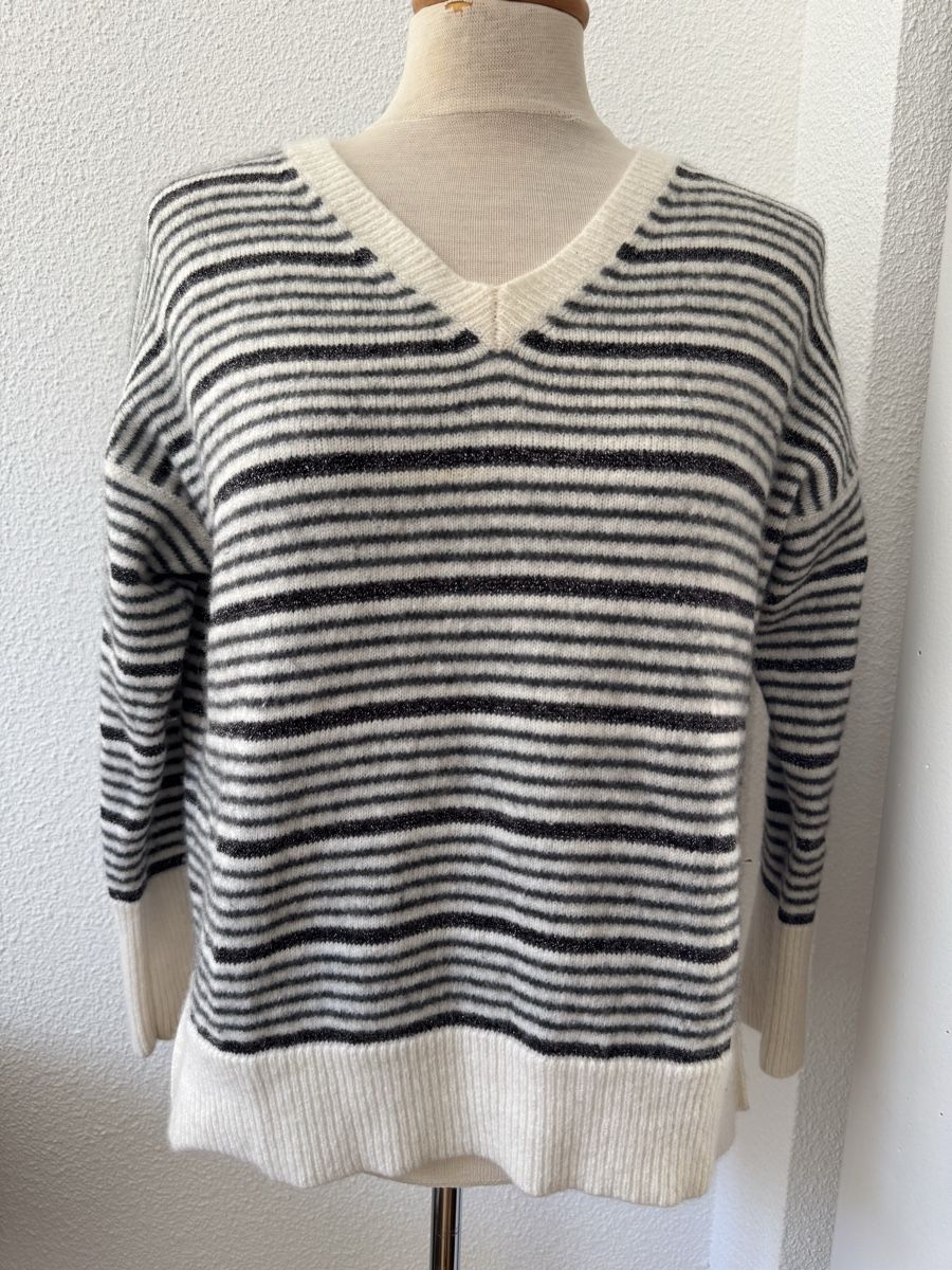 Maglioni & Felpe: Pull Bruno Manetti rayé, taille 36 – Usato da Morges venduto da sandy069