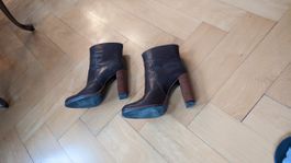 Braune Leder Stiefel von Benci Brothers