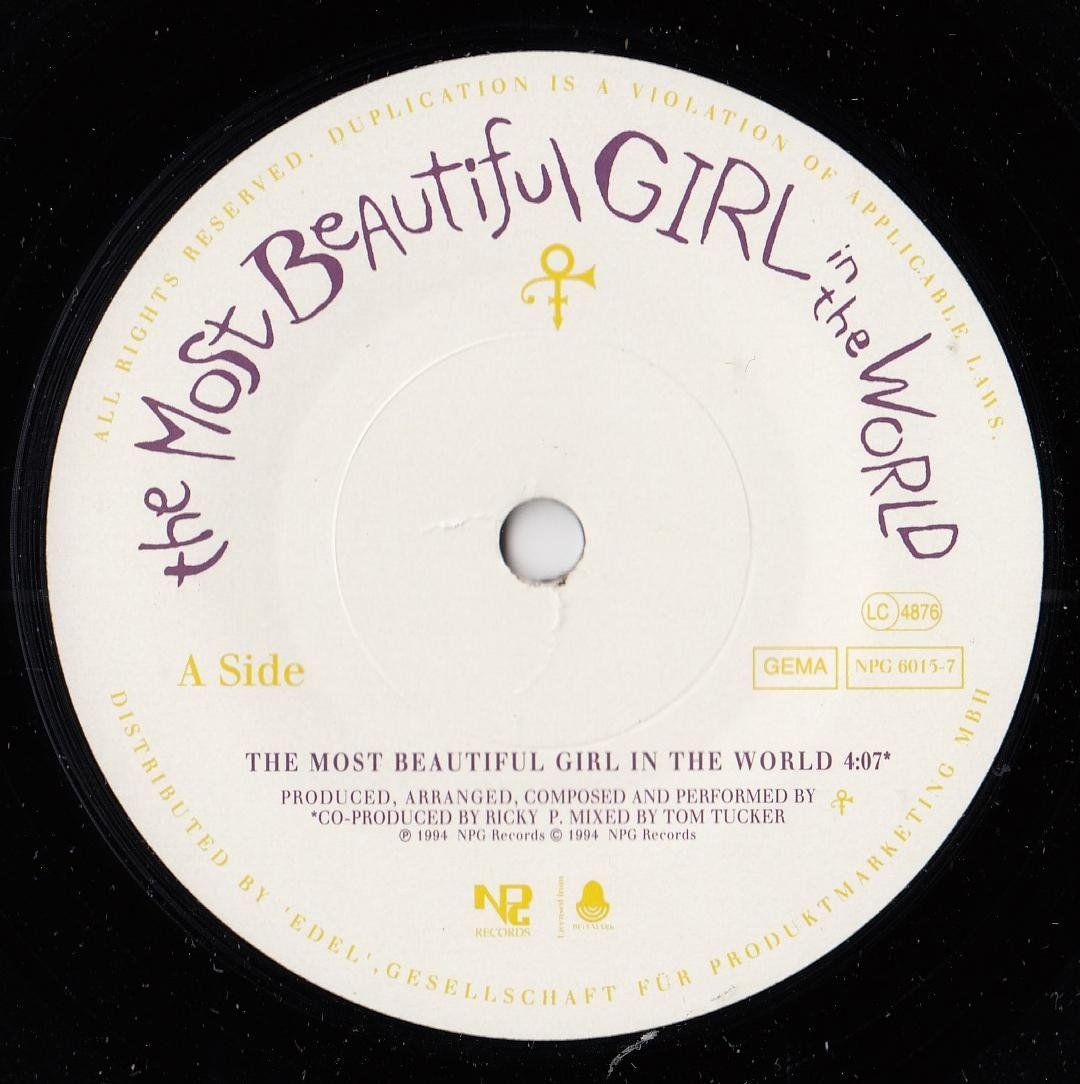 Schallplatten: Prince Vinyl Single von 1994 – Gebraucht aus Volketswil von Abcrecords 2