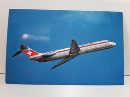SWISSAIR _ McDonnell Douglas DC-9 mit Cockpit _ 6 Postkarten