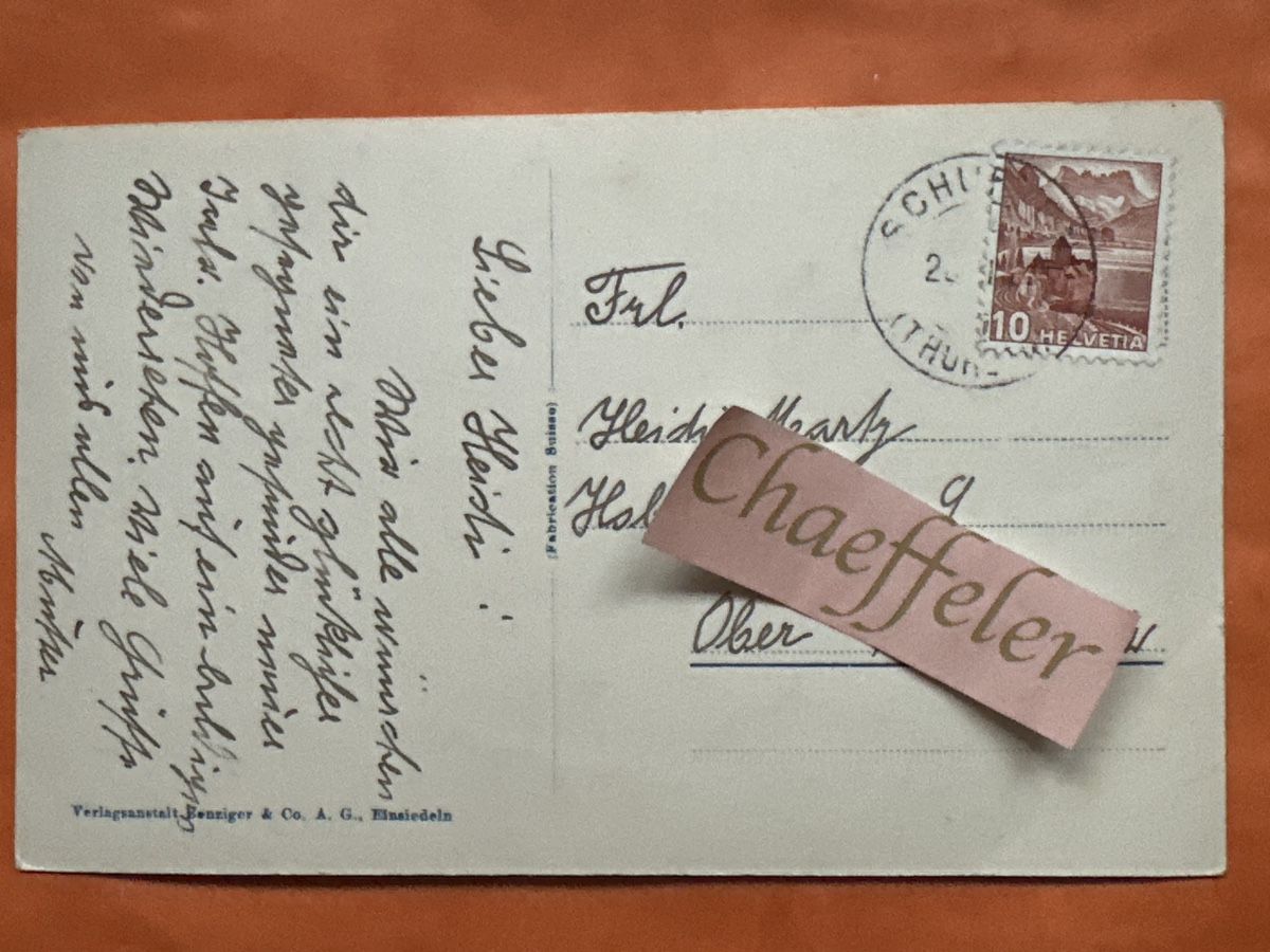 Cartes postales: Einsiedeln 40er Jahre – D'occasion à Zürich par Chaeffeler 1