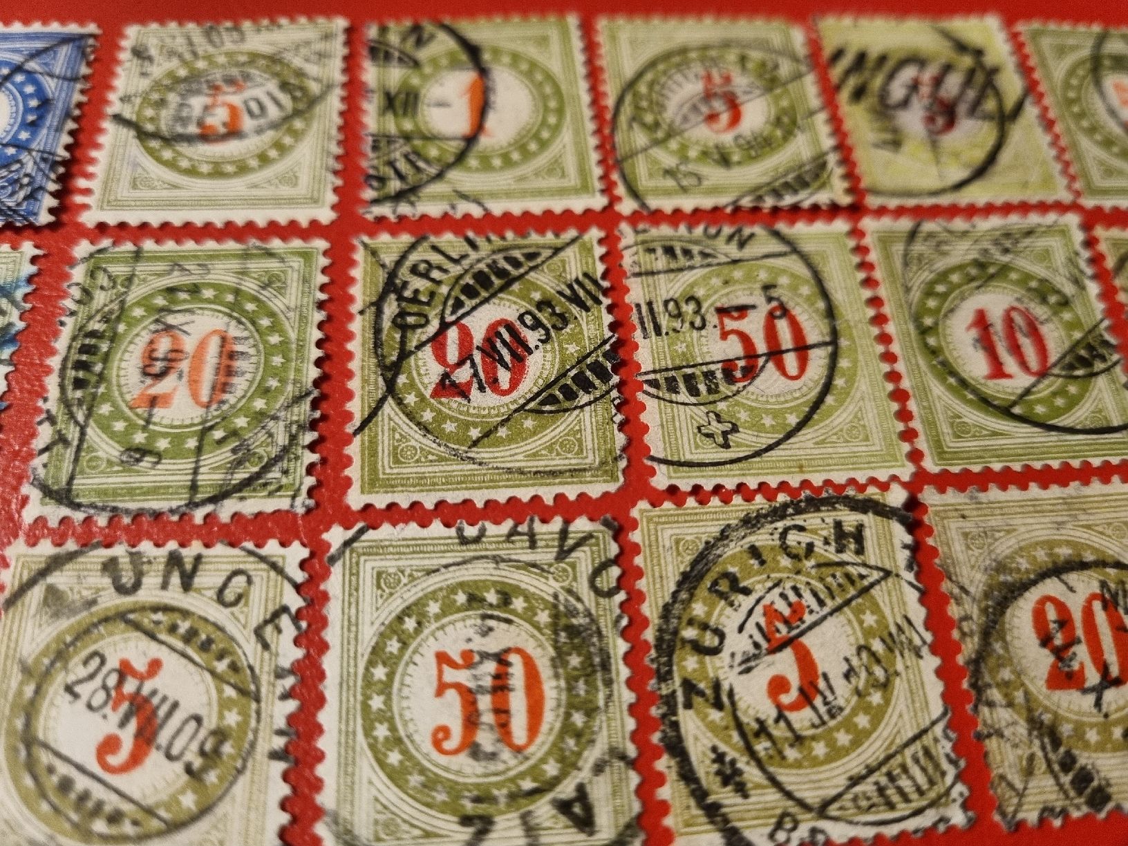 Tutti i francobolli: SAMMLUNG - PORTOMARKEN - MIT BESSEREN  – Usato da Heimenschwand venduto da rog_p7h9 2