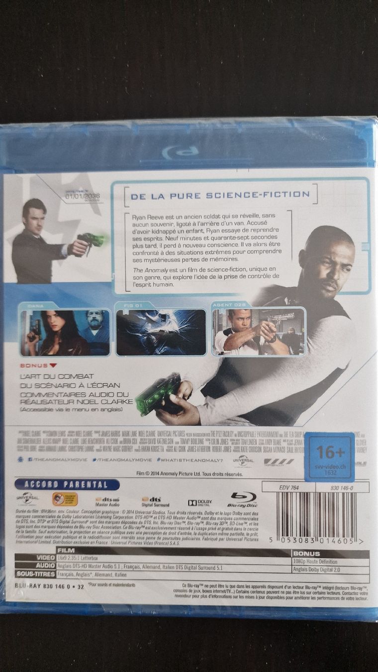 Alle DVDs: The Anomaly – Neu und originalverpackt aus Bussigny von Clapman 1