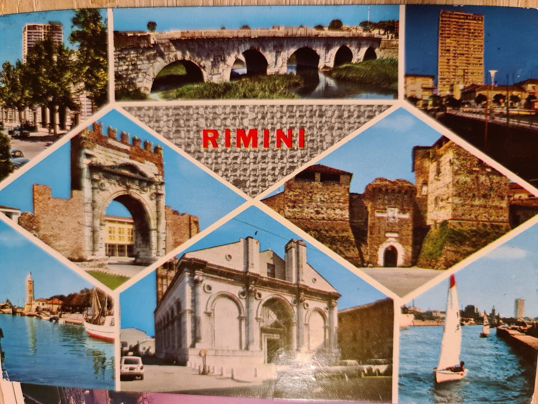Cartoline postali: Ansichtskarte Rimini Italien – Usato da Dintikon venduto da Vexi