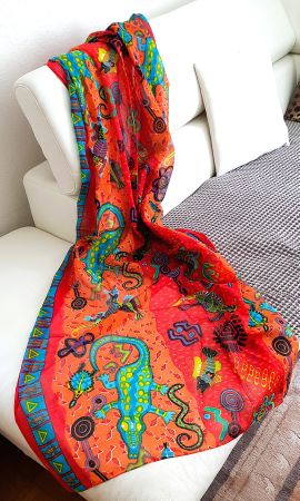 Sarong / Strandtuch superleicht und luftig aus Baumwolle