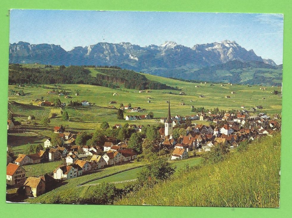 Cartoline postali: Gais, Blick zum Alpstein – Usato da Zürich venduto da t24_de