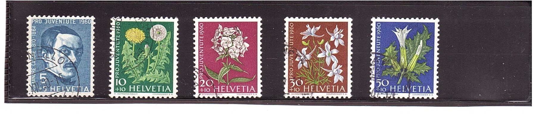 Alle Briefmarken: 1943 PJ Bildnis + Blumen – Gebraucht aus Rheinau von loxis