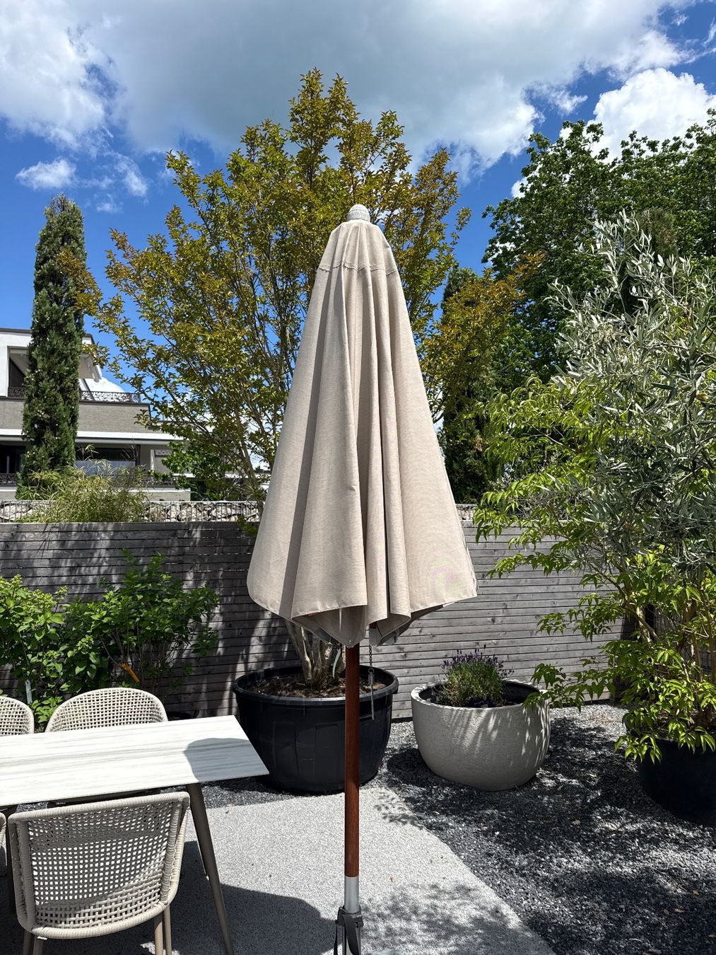 Glatz Ombrelloni: Glatz Schirm Teakwood Ø300cm – Usato da Andhausen venduto da Ste_senn 6