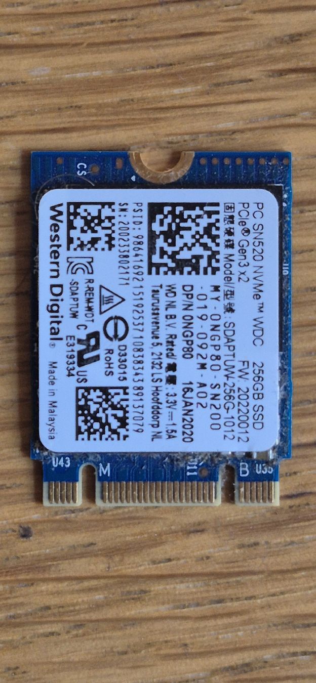Dischi rigidi: 6 x M.2 SSD 256GB NvME Format 2230 – Usato da Heinrichswil venduto da LottazComputer 5