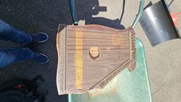 Antike Zither Arion Kmnen/Musikinstrument/ländler