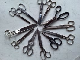 12 STK GROSSE SCHEREN - INKL 1 ZICKZACK