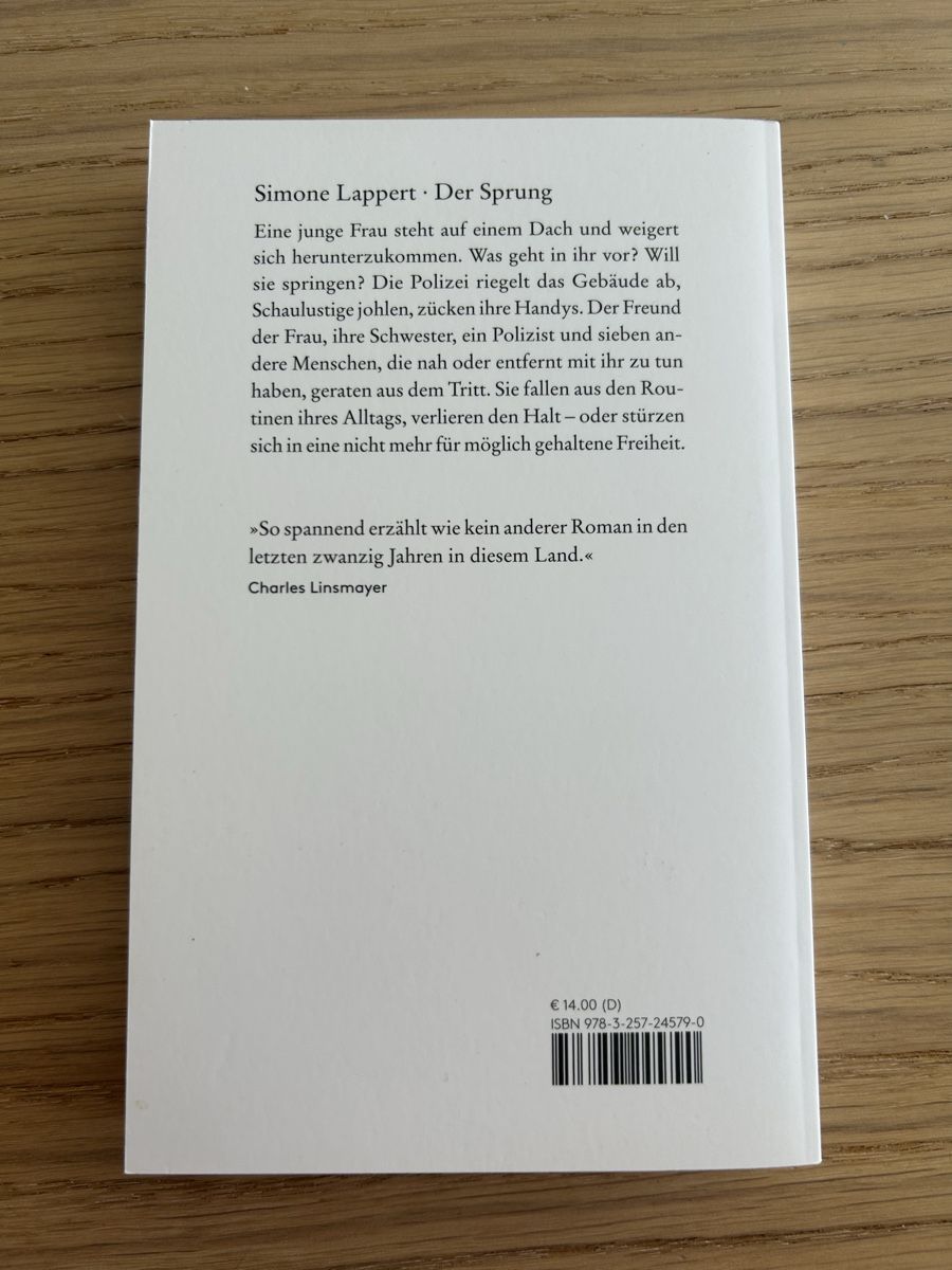 Livres: Der Sprung - Simone Lappert – Neuf avec emballage d'origine à Winterthur par mon_hk2h 1