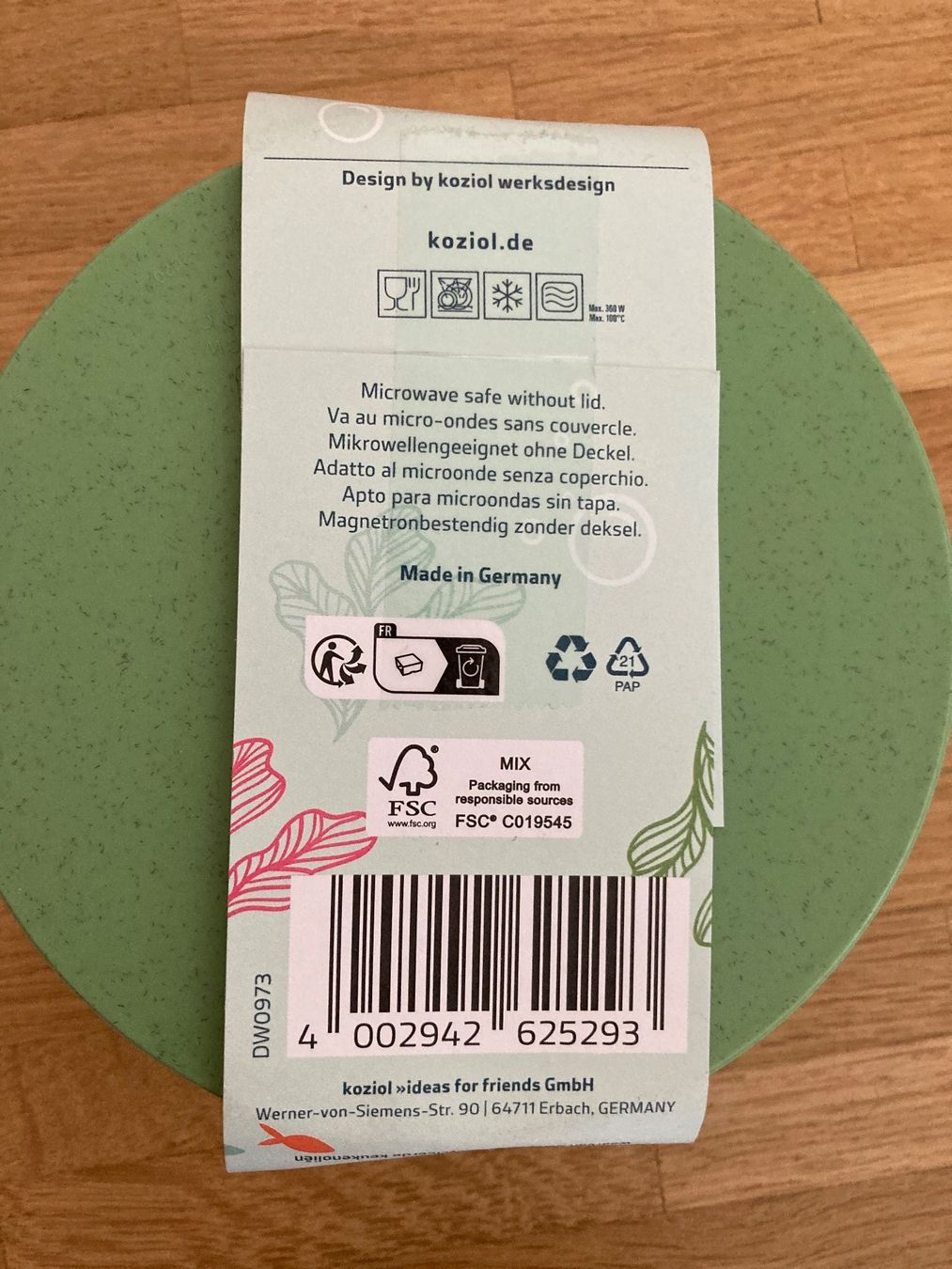 Koziol Contenitori & Simili: 2er Set Behälter mit Deckel von Koziol NEU – Nuovo e nell'imballaggio originale da Winterthur venduto da Quilterin 2