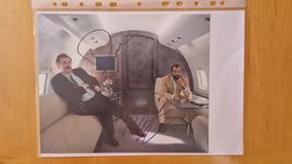 Jeffrey Wright / David Harbour, Original Autogramme in Farbe