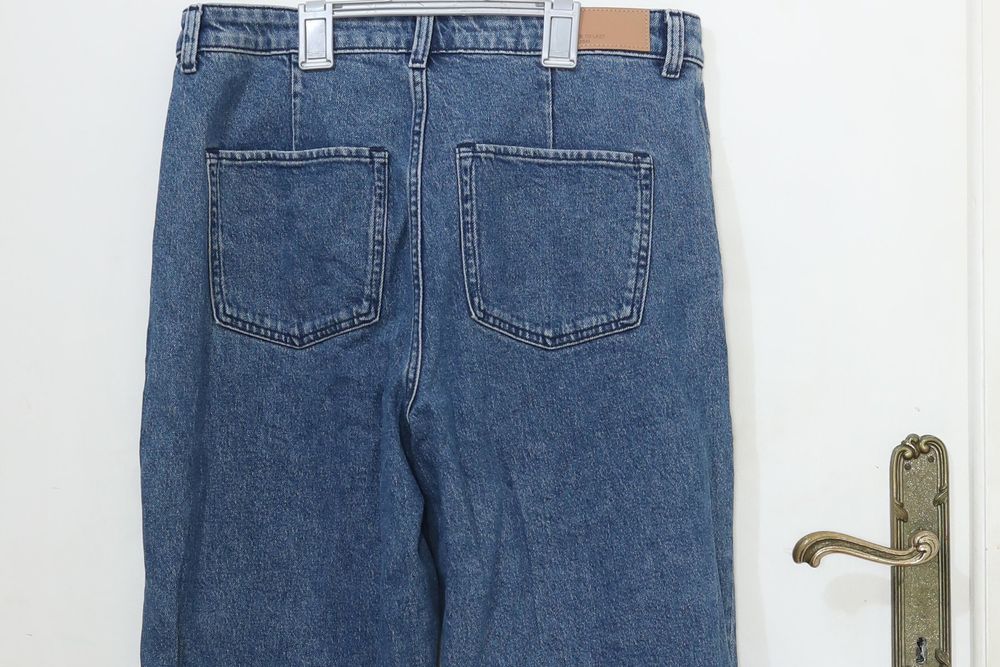 Veste en jean longue Forever 21, taille S (Neuf avec emballage d