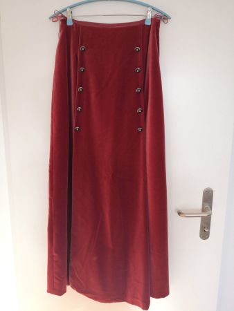 Langer Samtrock - Vintage