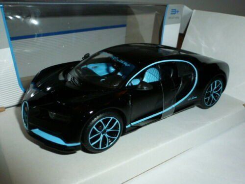 Bugatti Modellini d'auto: Bugatti Chiron Zero-400-Zero 2017 schwarz / hellblau  1:24 – Nuovo e nell'imballaggio originale da Gerlafingen venduto da espero88 6