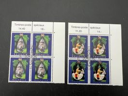 2003  Erstag gest.Viererblock mit Tab  (K68)