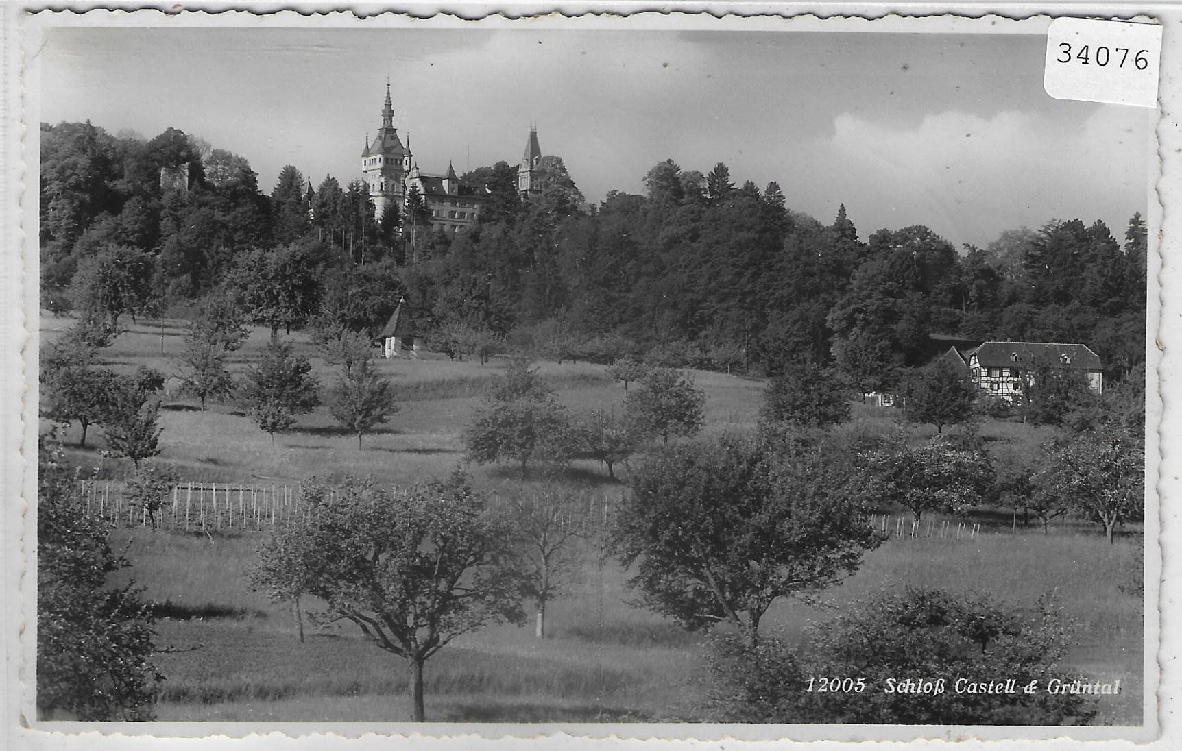 Cartoline postali: Schloss Castell & Grüntal – Usato da Ettingen venduto da Kartenplanet