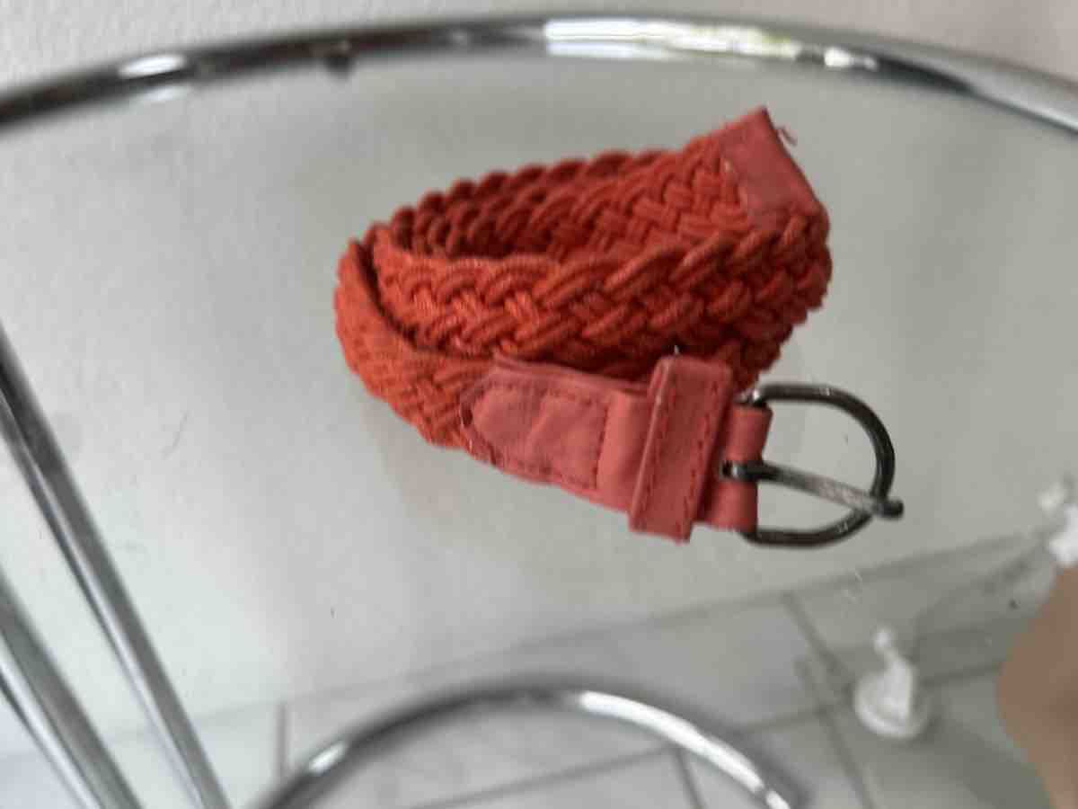 Cinture: Braided Belt in Orange, Size Adjustable – Nuovo (secondo la descrizione) da Saland venduto da ele_vc96 3