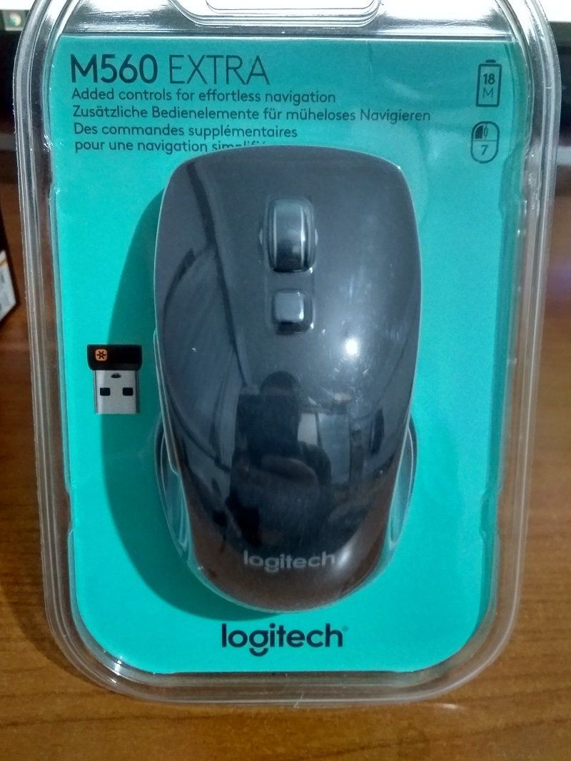Logitech Maus: Logitech Mouse neu M560 Extra – Neu (gemäss Beschreibung) aus Gebenstorf von Zwirbeline