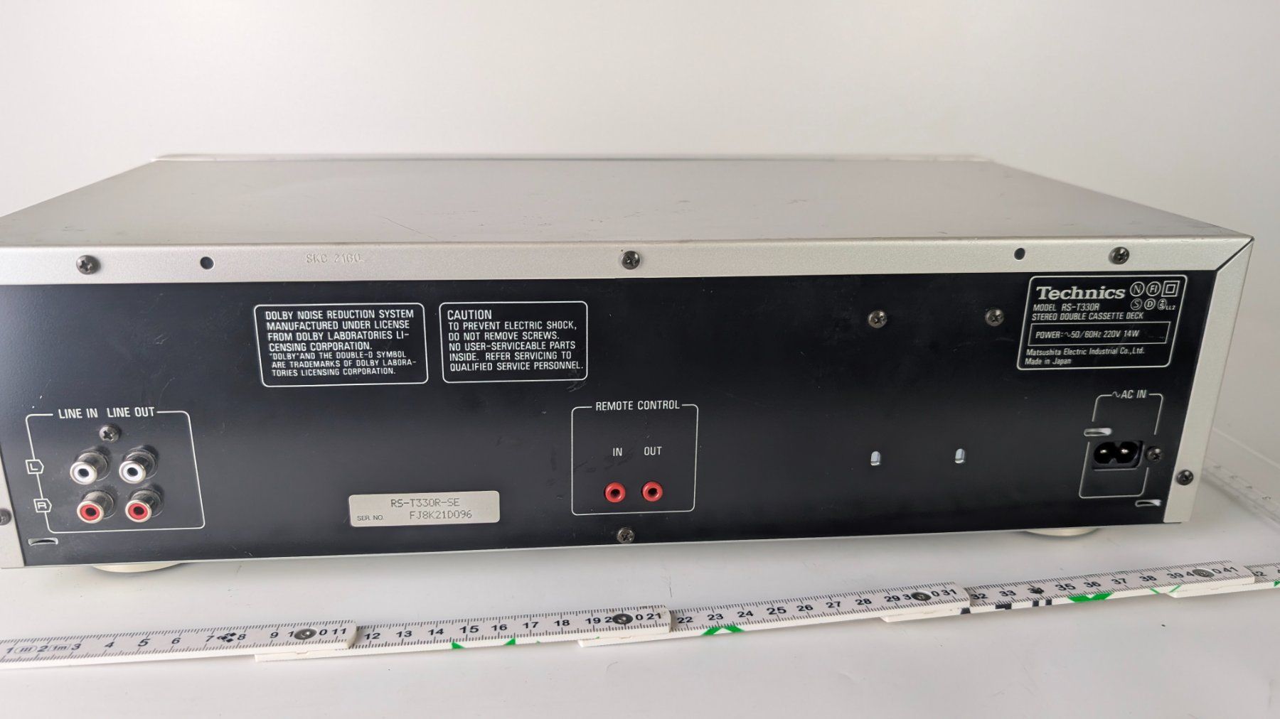 Technics Registratori: Technics RS-T330R Doppel-Kassettendeck Auto-Reverse – Usato da Zürich venduto da 1.Simon 4
