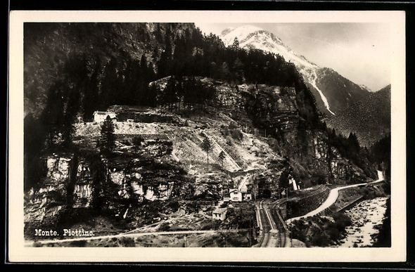 Cartoline postali: Rodi-Fiesso, Monte Piottino, Ferrovia, c – Usato da Berlin venduto da bartko-reher
