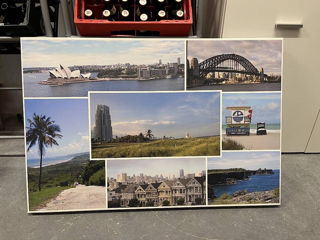 Foto & Immagini: Leinwandbild mit Fotos – Usato da Schaan venduto da number888