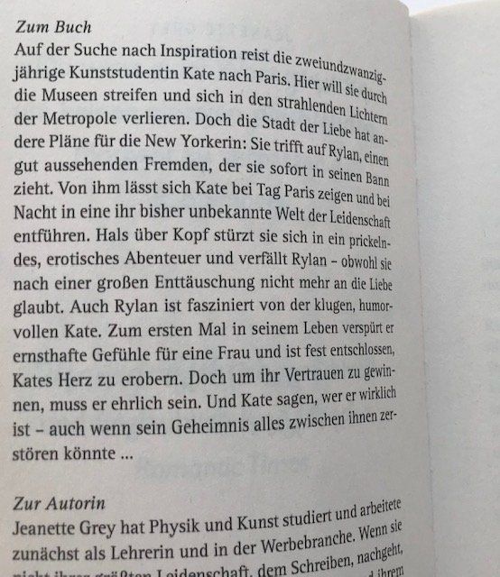 Libri: Seven Nights - Paris von Jeanette Grey – Usato da Zürich venduto da popcorn67 4