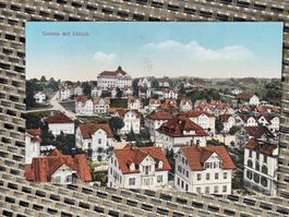 Alte PK / Gossau mit Gütsch - Gelaufen 1916
