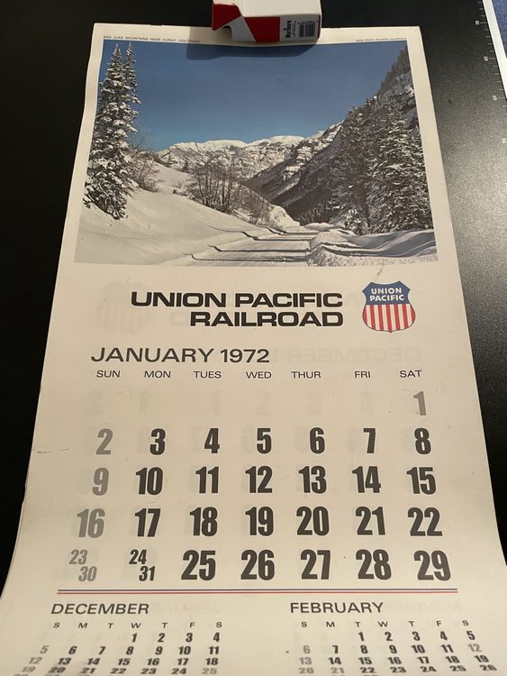 Union Pacific Kalender Kaufen auf Ricardo