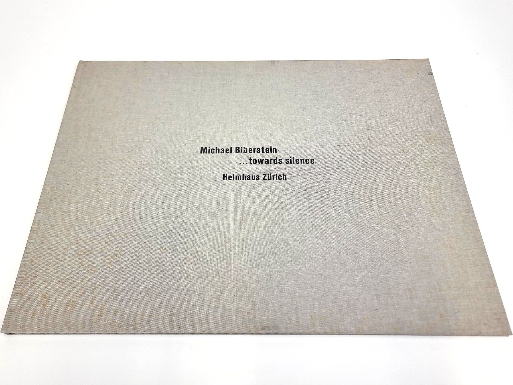 Bücher: Buch: Michael Biberstein ...towards silence – Gebraucht aus Urtenen-Schönbühl von Restwert_Schoenbuehl