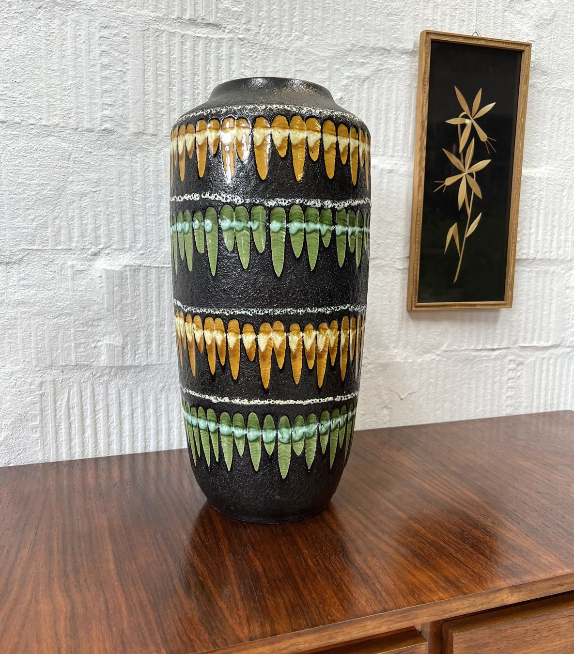 Vasen & Gefässe: Keramik Bodenvase - W.Germanpottery – Gebraucht aus Walzenhausen von stilvollwohnen 3