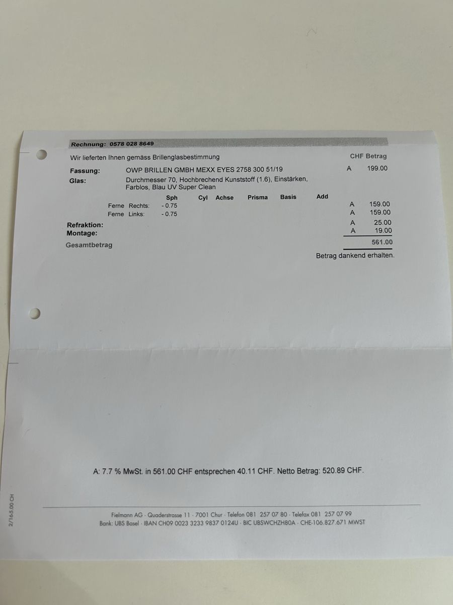 Fielmann Occhiali & Lenti: Fielmann Brille, Gold, Rund, Inklusive Etui – Usato da Chur venduto da faja7000 6