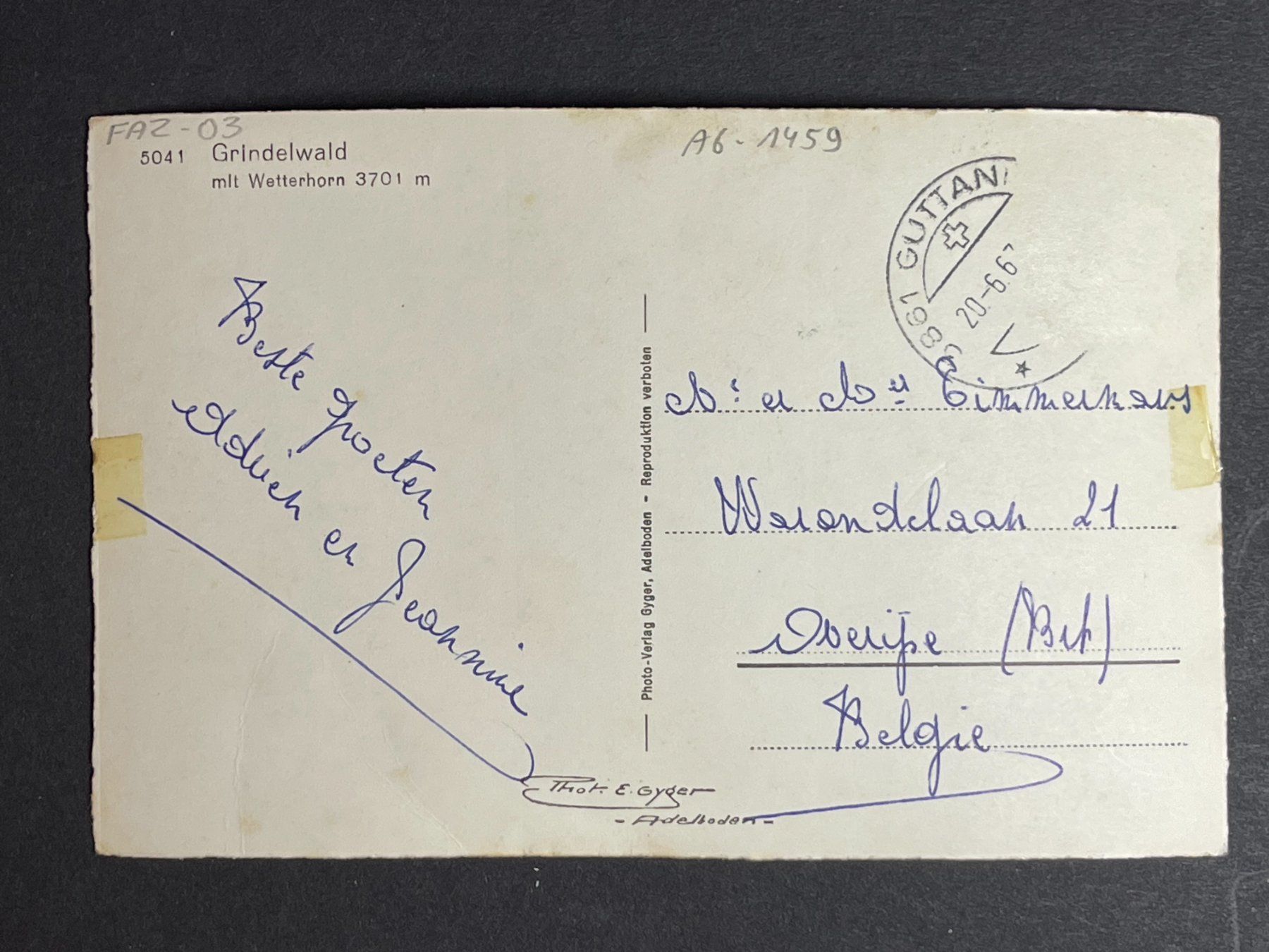 Cartes postales: Grindelwald – D'occasion à Steg VS par _vinci_ 1