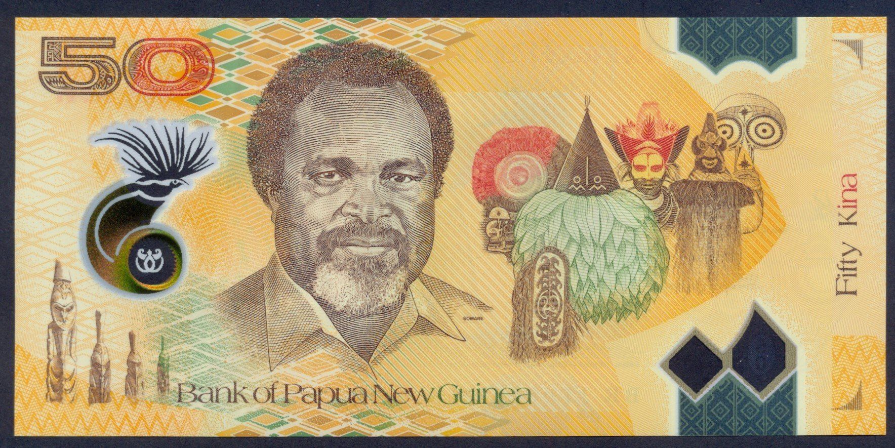 Banconote: Papue Neu Guinea 50 Kina 2017 UNC – Nuovo (secondo la descrizione) da Schliern b. Köniz venduto da pizzitaxi 1
