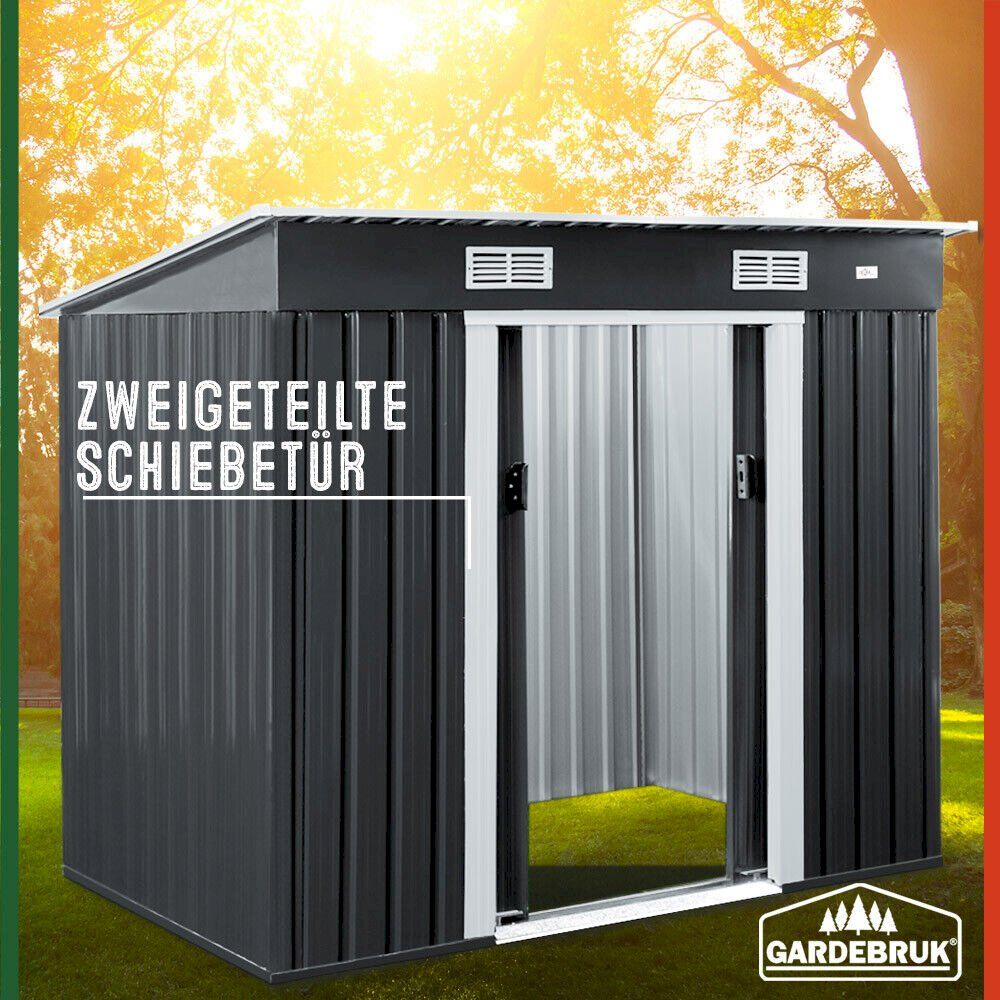 Gartenhäuser & Gewächshäuser: GARDEBRUK Geräteschuppen Anthrazit – Neu und originalverpackt aus Bottighofen von zaap 2
