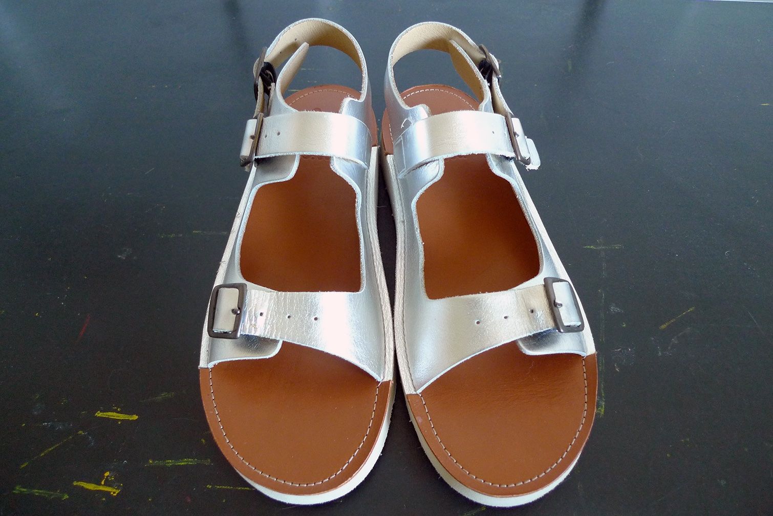 Scarpe per ragazze: Young Soles / Sandalen / NEU / Silber – Nuovo (secondo la descrizione) da Zürich venduto da Supetar 2