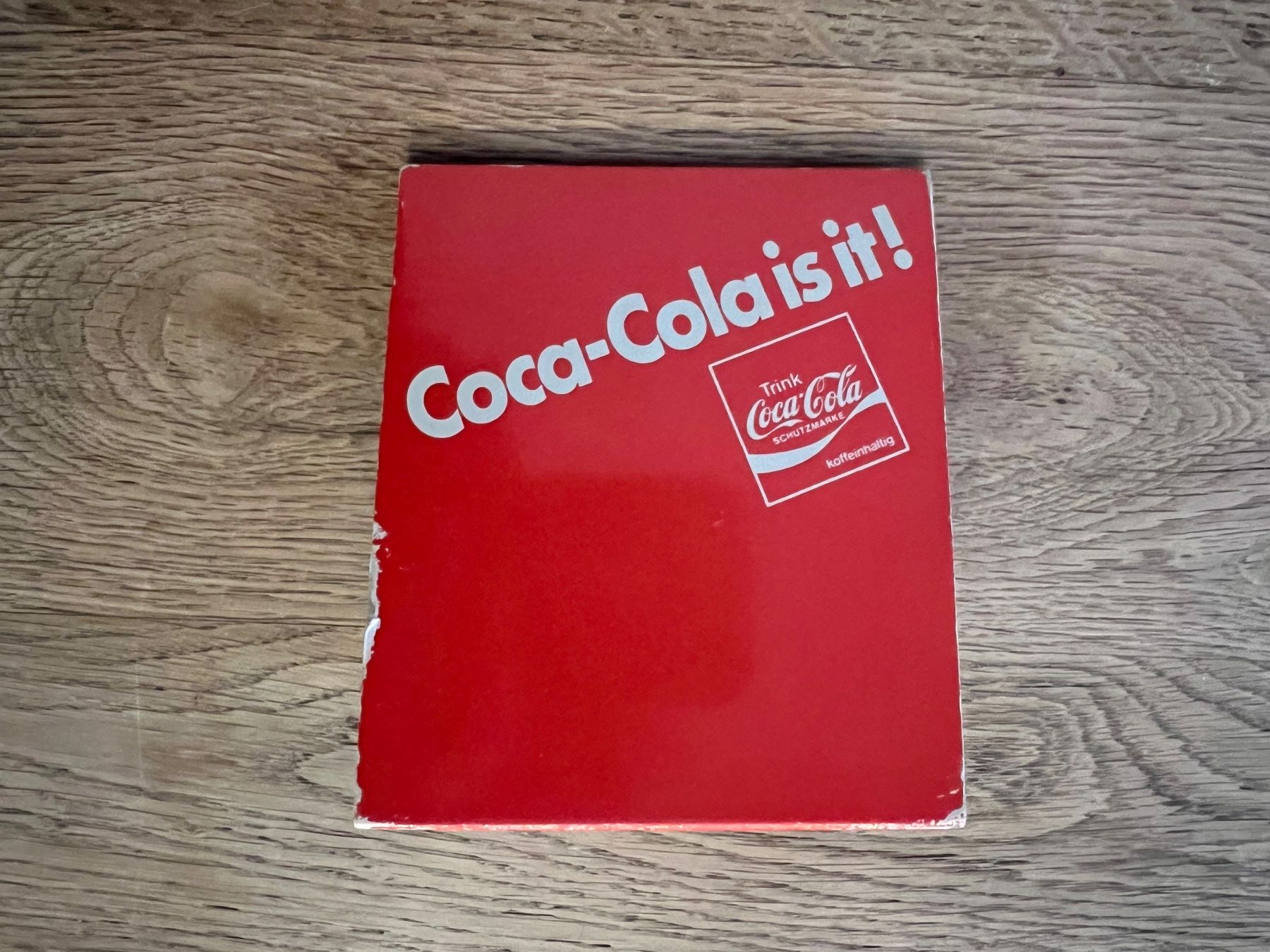 Coca-Cola Schilder: Coca-Cola Werbung Zündholzschachtel (KoA) – Gebraucht aus Hermetschwil-Staffeln von militaria-schweiz 3