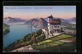 Monte Brè, Kulm-Hotel, Veduta verso Pon