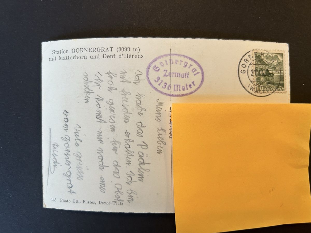 Cartoline postali: Station Gornergrat – Usato da Fanas venduto da Alessio11 1