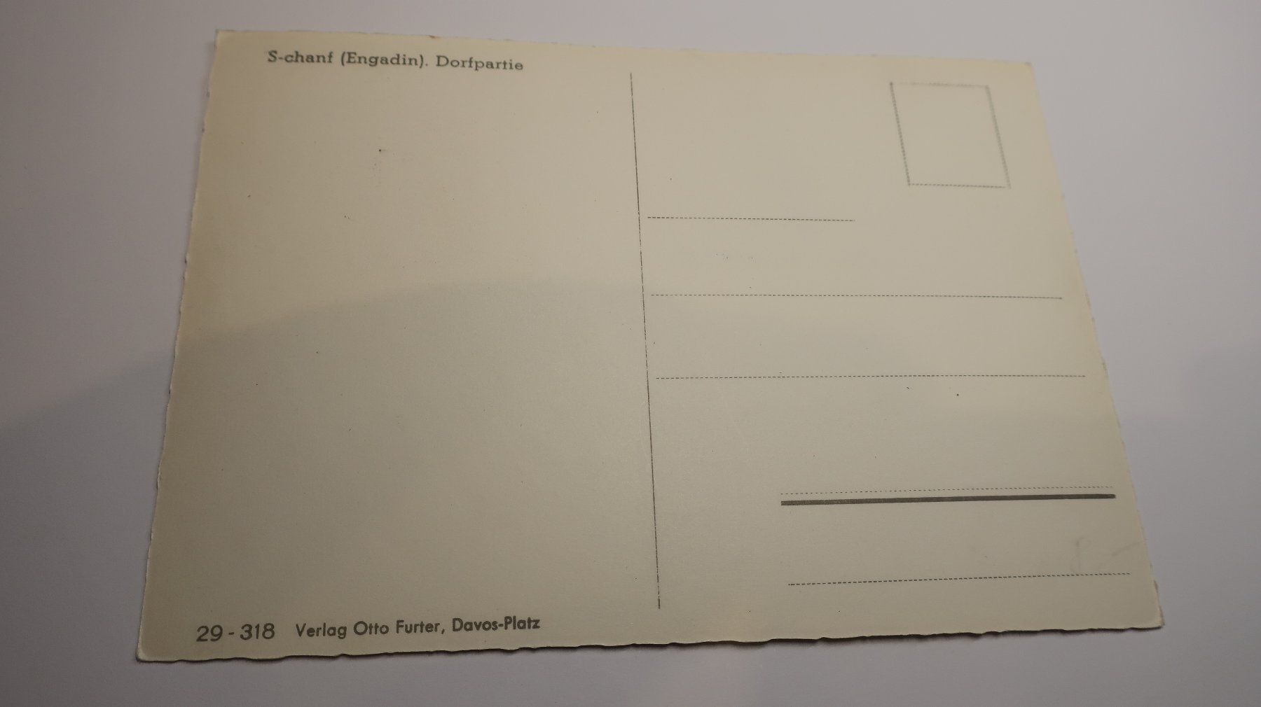 Cartoline postali: S-chanf (Engadin) Dorfparite – Usato da Cormoret venduto da Pascalll2001 2